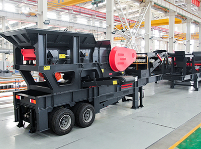 Secondary wheel mobile impact crusher