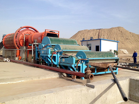 Magnetic separation process