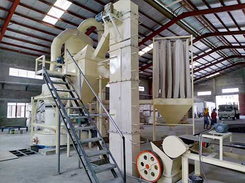Superfine slag powder production line