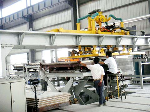 Calcium silicate board production line