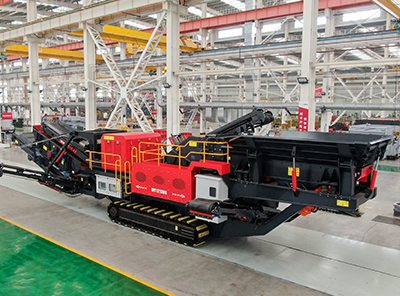 Crawler type mobile impact crusher