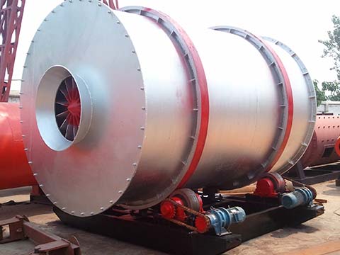 Quartz sand dryer machine