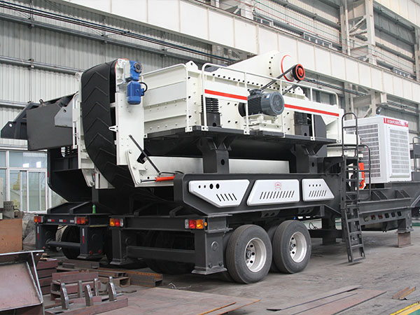 wheel mobile primary impact crusher