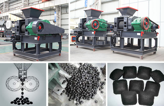 Sponge iron briquetting machine