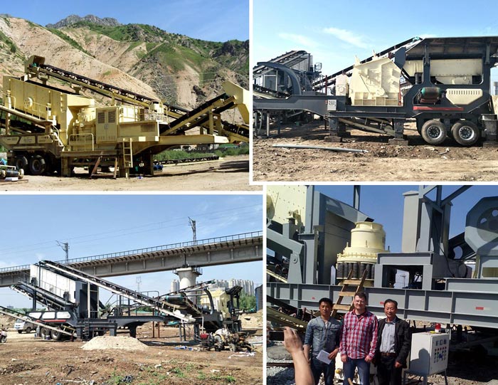 Wheel mobile cone crusher Products and Applications