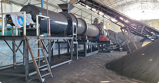 Линия по производству осушительного осадка