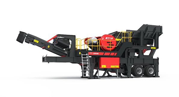 Мобильная дробильно-сортировочная установка MTF колесного типа