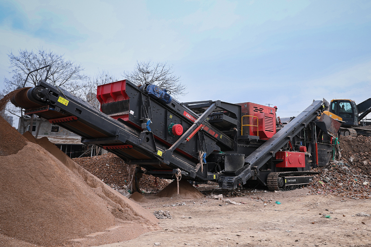 Wotetrack Crawler Type Mobile Crushing and Screening Station
