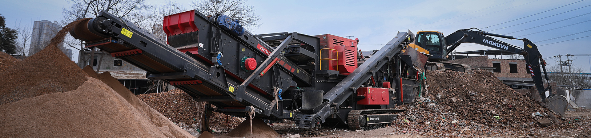 Wotetrack Crawler Type Mobile Crushing and Screening Station